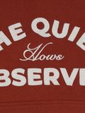  HOWS® QUIET OBSEVER HOODIE / BRICK RED 