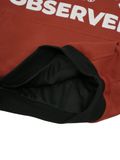  HOWS® QUIET OBSEVER HOODIE / BLACK x RED 