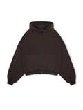  HOWS® HOODIE MELTON WOOL / CACAO 