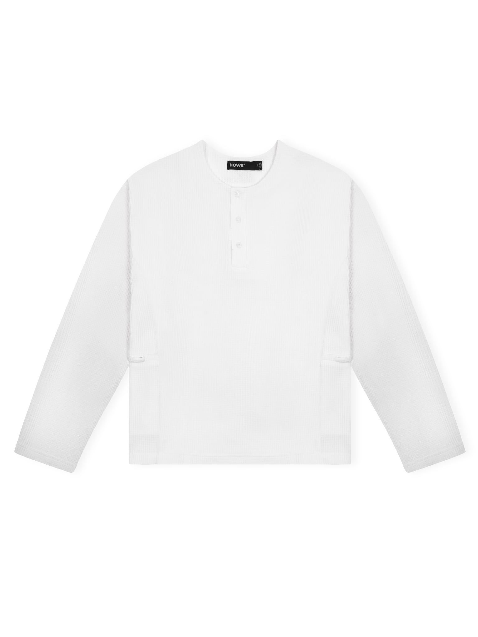  HOWS? SCULPT HENLEY / CREAM 
