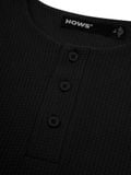  HOWS® SCULPT HENLEY / BLACK 