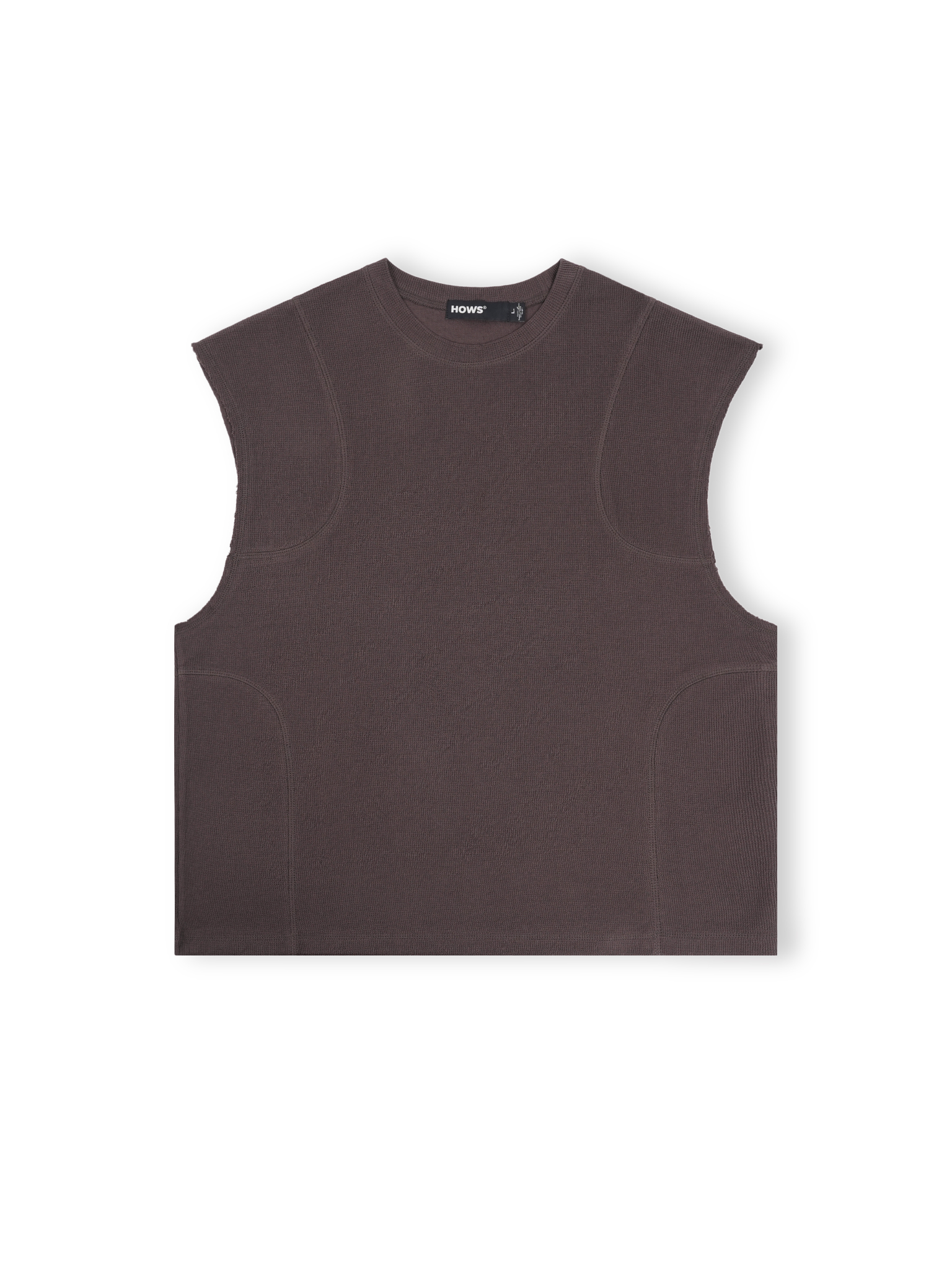 HOWS? DARK HORSE TANKTOP / BROWN 