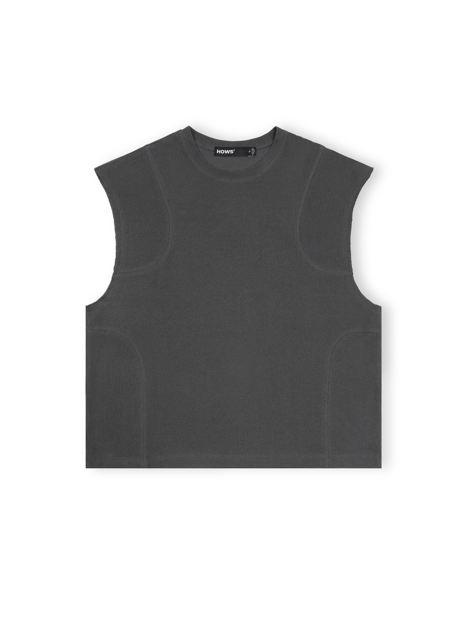  HOWS? DARK HORSE TANKTOP / LEAD GREY 