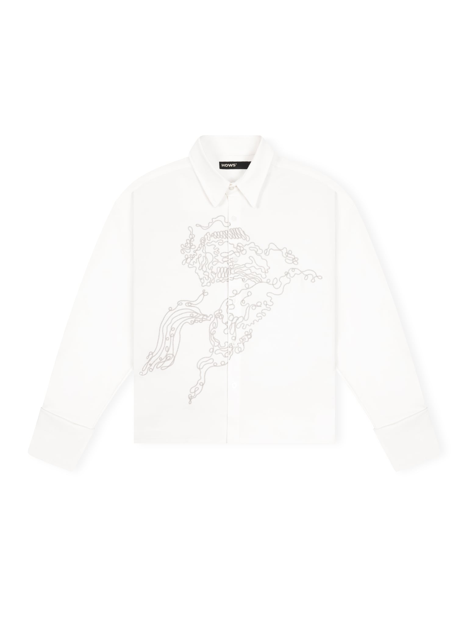  HOWS® DARK HORSE LONG SLEEVE SHIRT / CREAM 