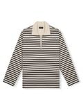  HOWS® URBAN STRIPED CLASSIC SWEATER / NAVY 