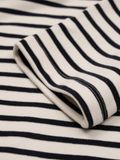 HOWS® URBAN STRIPED CLASSIC SWEATER / NAVY 
