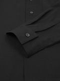 HOWS® LAYERED DETAIL BOXY SHIRT / BLACK 