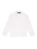  HOWS® LAYERED DETAIL BOXY SHIRT / WHITE 