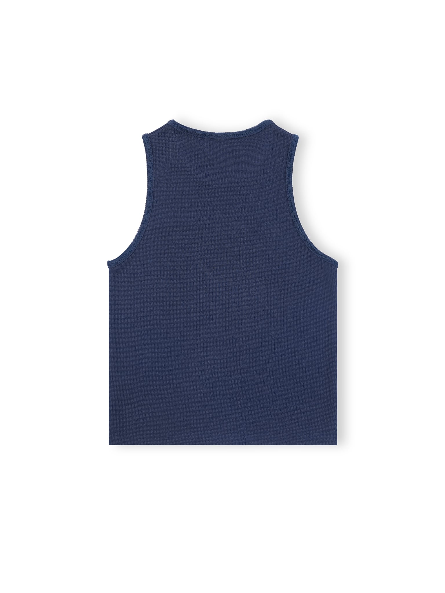  HOWS? THE GRID TANK TOP / NAVY 
