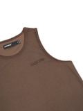  HOWS® THE GRID TANK TOP / BROWN 