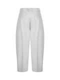  HOWS® SILENT STRUCTURE PLEATED PANTS WITH BELT / GREY 