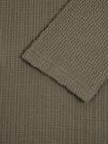  HOWS® WAFFLE LONG SLEEVE HENLEY / MOSS 