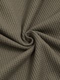  HOWS® WAFFLE LONG SLEEVE HENLEY / MOSS 