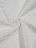  HOWS® WAFFLE LONG SLEEVE HENLEY / WHITE 