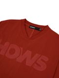  HOWS® RELAXED THE NOISE V-NECK / RED 