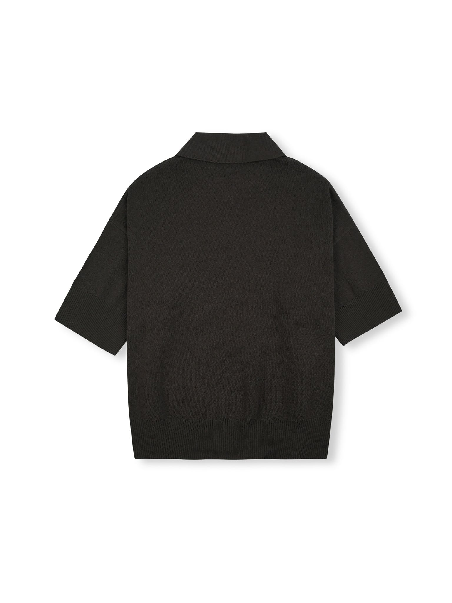  HOWS® KNITTED BASIC POLO / MOSS 