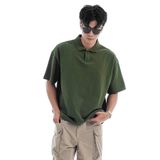  HOWS® POLO BASIC TEE / MOSS 