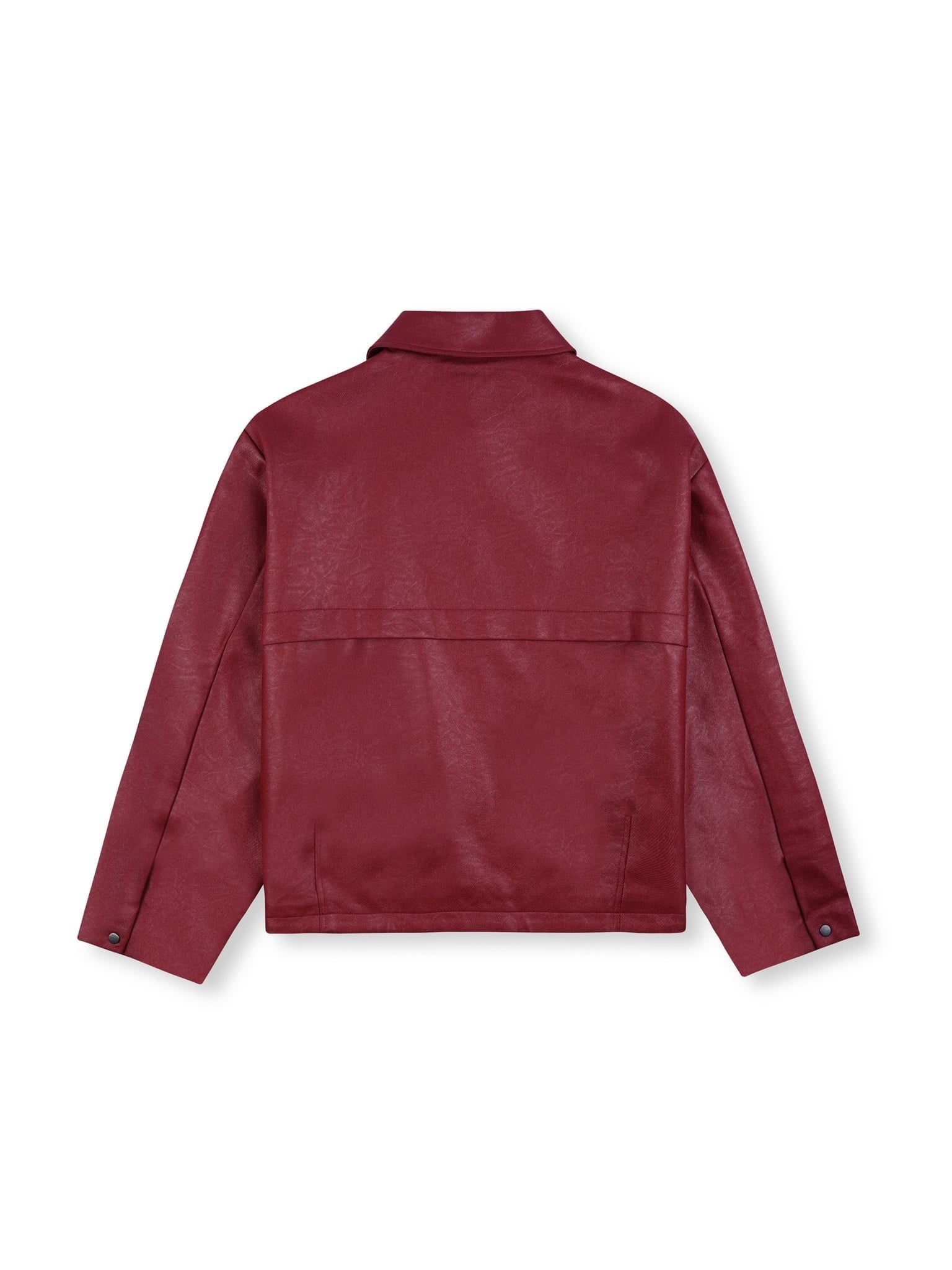  HOWS® THE NOISE JACKET / RED LEATHER 