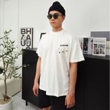  HOWS® BUTON TEE / WHITE 
