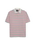  HOWS® STRIPED POLO / RED x BLUE 