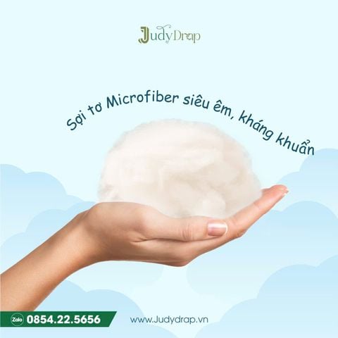 Ruột Gối Nằm Lõi Vi Sợi Microfiber Judy Drap (chuẩn khách sạn cao cấp)