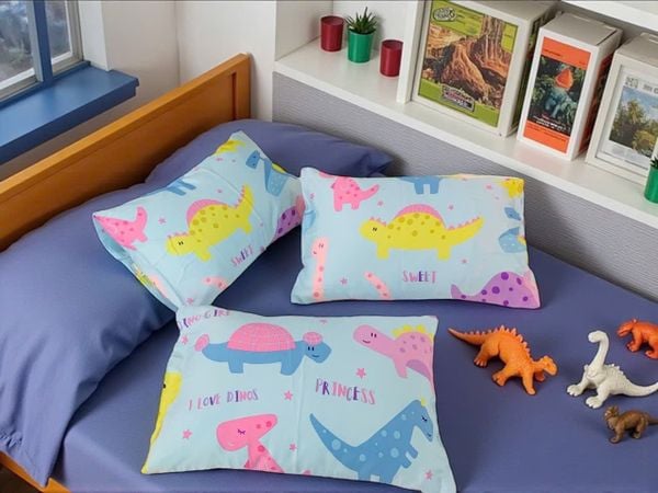 Gối Nằm Modal Cho Bé Judy Drap (Ruột Microfiber & Vỏ Modal Mềm Mịn)