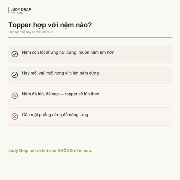 Topper Đa Tầng Rayon Lõi Microfiber
