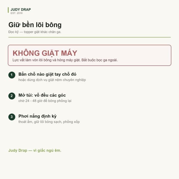 Topper Đa Tầng Rayon Lõi Microfiber