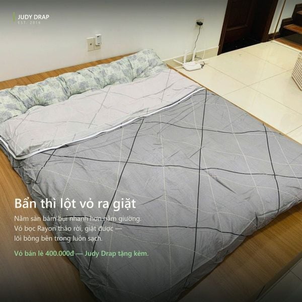 Topper Đa Tầng Rayon Lõi Microfiber
