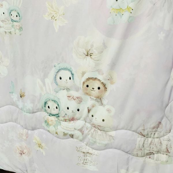 Mền Tản Nhiệt Ice Spandex Hoạt Hình Cho Bé Judy Drap