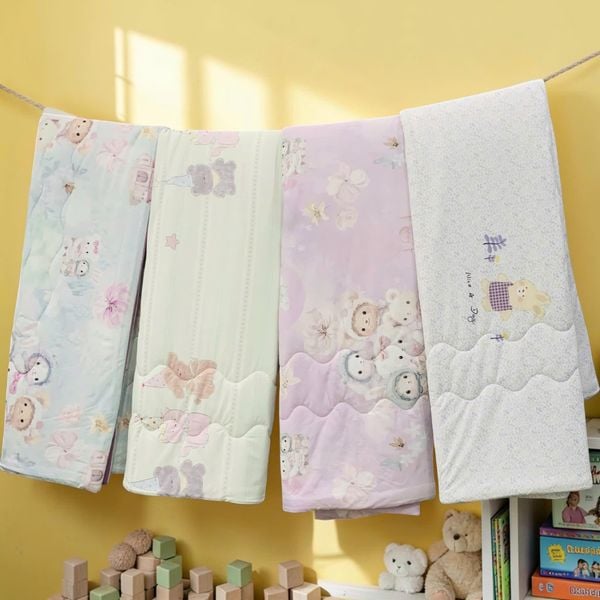 Mền Tản Nhiệt Ice Spandex Hoạt Hình Cho Bé Judy Drap