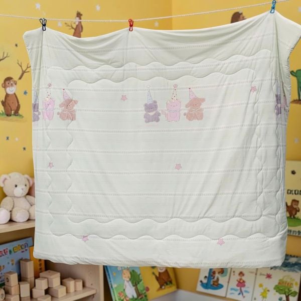 Mền Tản Nhiệt Ice Spandex Hoạt Hình Cho Bé Judy Drap