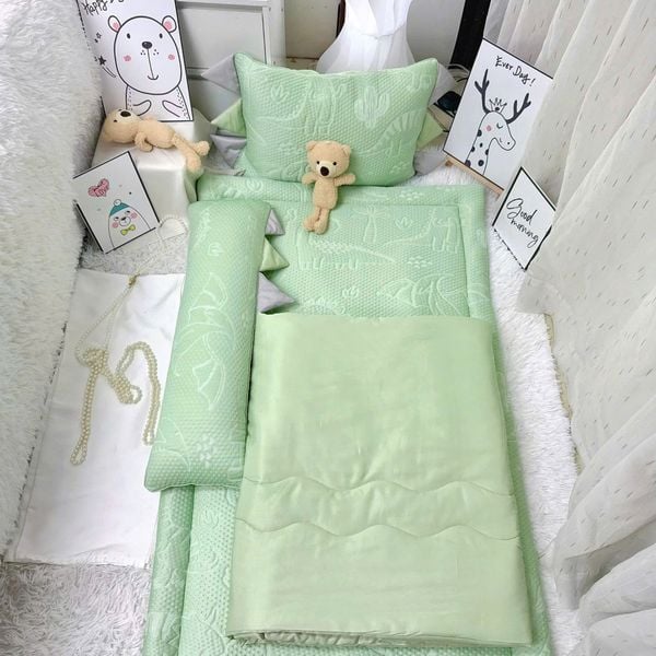 Set Ngủ Băng Lạnh Cho Bé Đi Học Judy Drap (Nệm, Mền, Gối Nằm & Ôm)