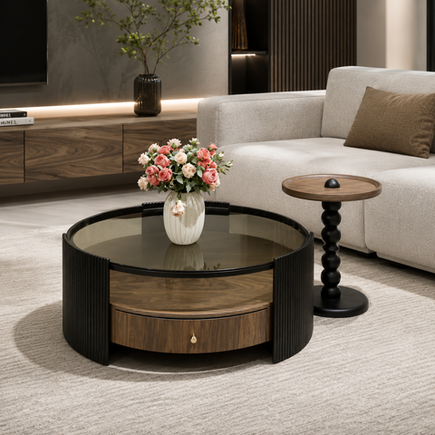 Bàn trà Olive Platinum