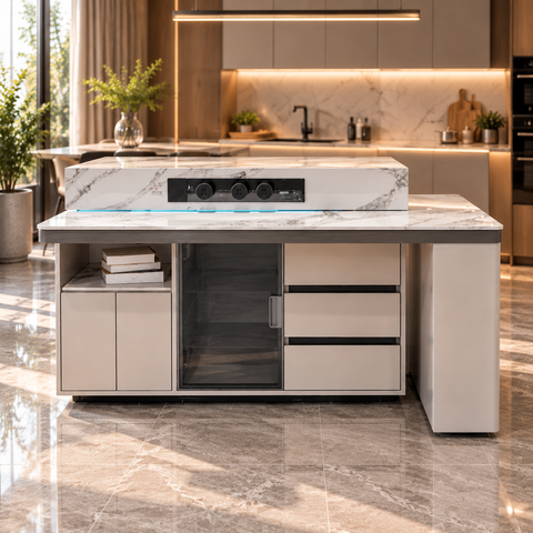 Bàn Đảo Bếp Iris Chad