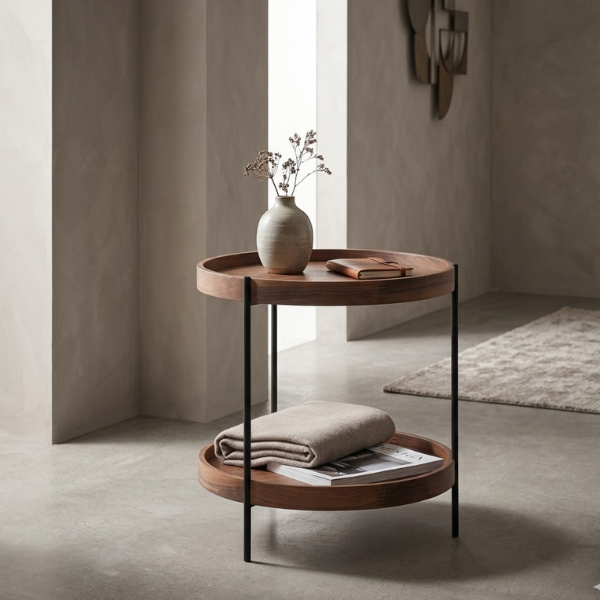 Bàn trà Humla Walnut 44