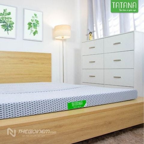 Nệm Cao Su Nhân Tạo Gấp 3 Tatana Mát Lạnh