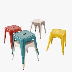 Ghế Tolix Stool Mạ Kẽm