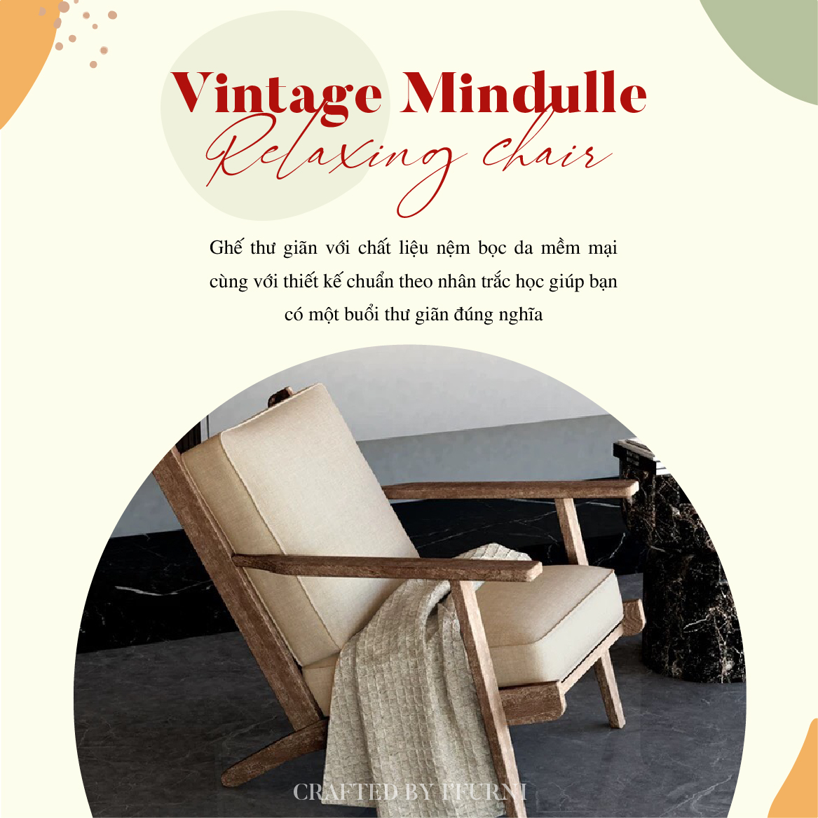 Ghế Thư Giãn Vintage Mindulle