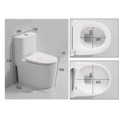 BỒN CẦU LIỀN KHỐI CAO CẤP