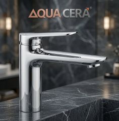 VÒI LAVABO (NÓNG - LẠNH ) ĐỒNG THAU -2 TẤC-  MK2101AB