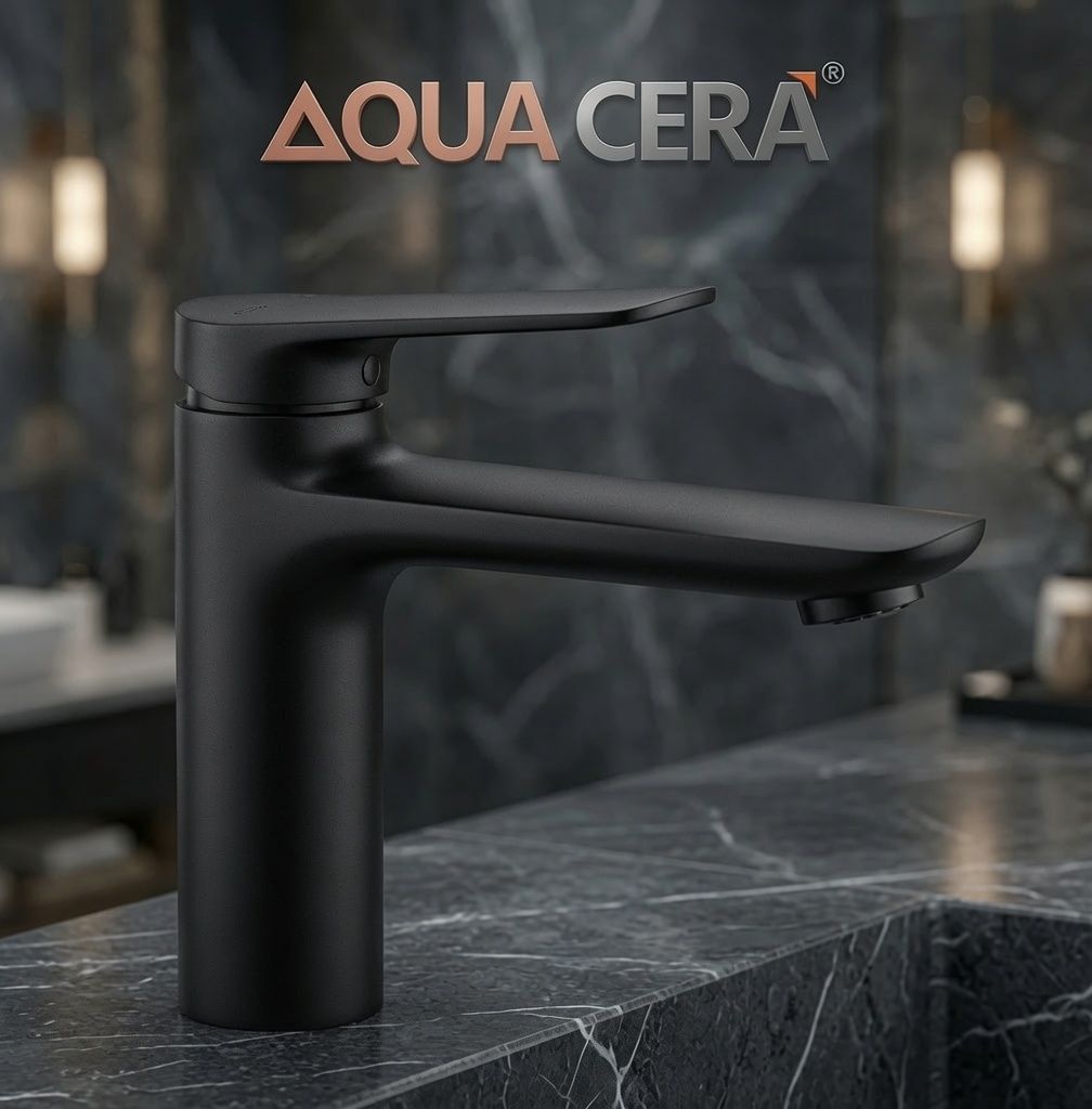 VÒI LAVABO (NÓNG - LẠNH ) ĐỒNG THAU -2 TẤC-  MK2101AB