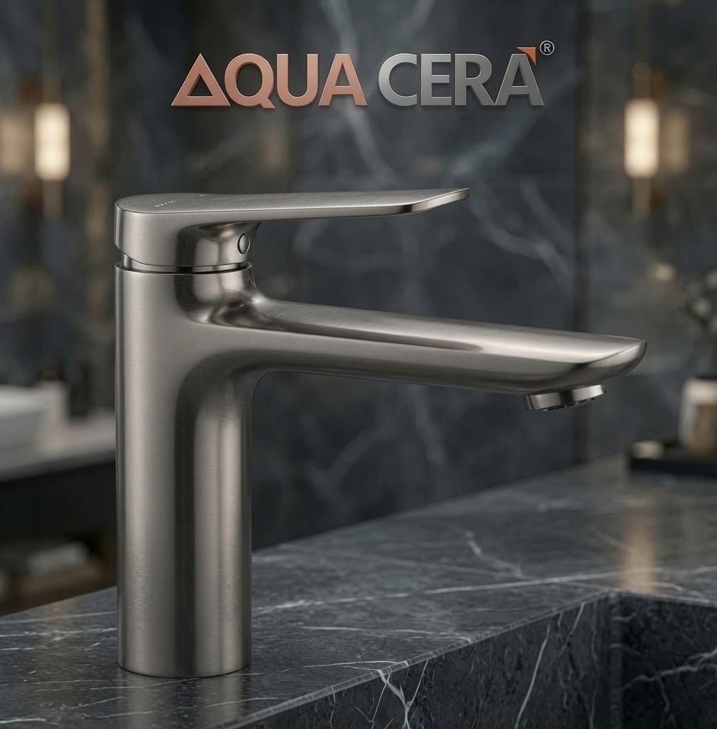 VÒI LAVABO (NÓNG - LẠNH ) ĐỒNG THAU -2 TẤC-  MK2101AB