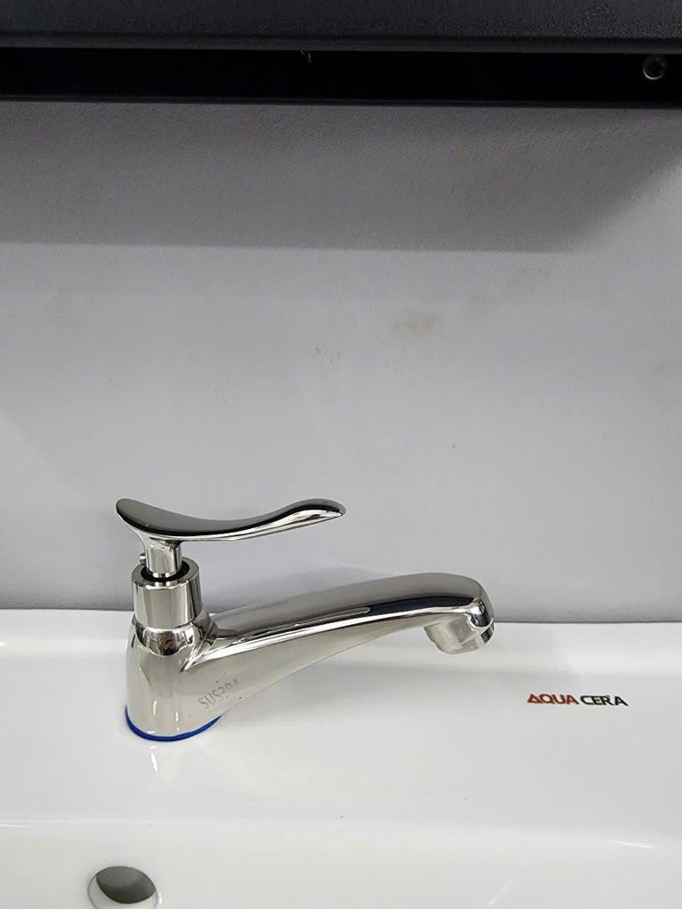 VÒI LAVABO (LẠNH ) 215B - INOX304 ĐÁNH BÓNG