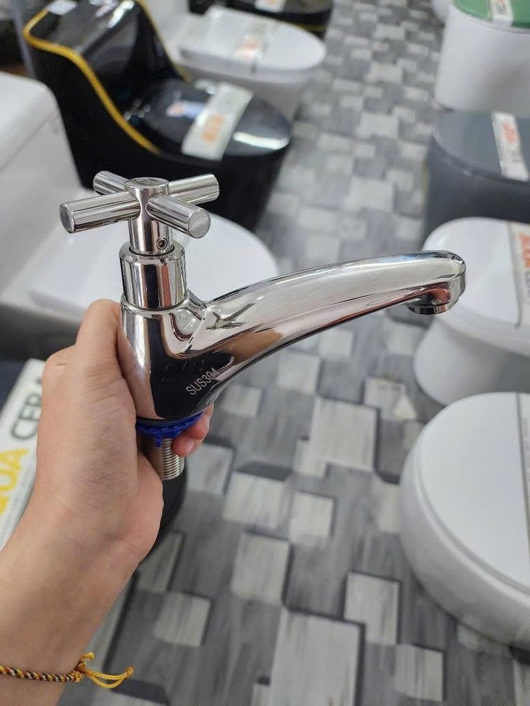 VÒI LAVABO (LẠNH ) 216B - INOX304 ĐÁNH BÓNG