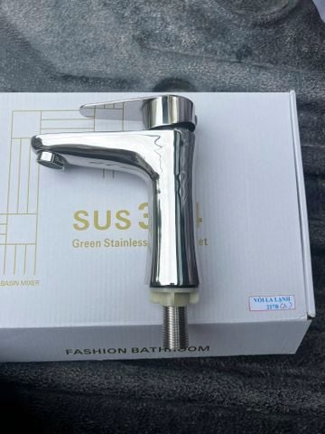 VÒI LAVABO (LẠNH ) 217B - INOX304 ĐÁNH BÓNG