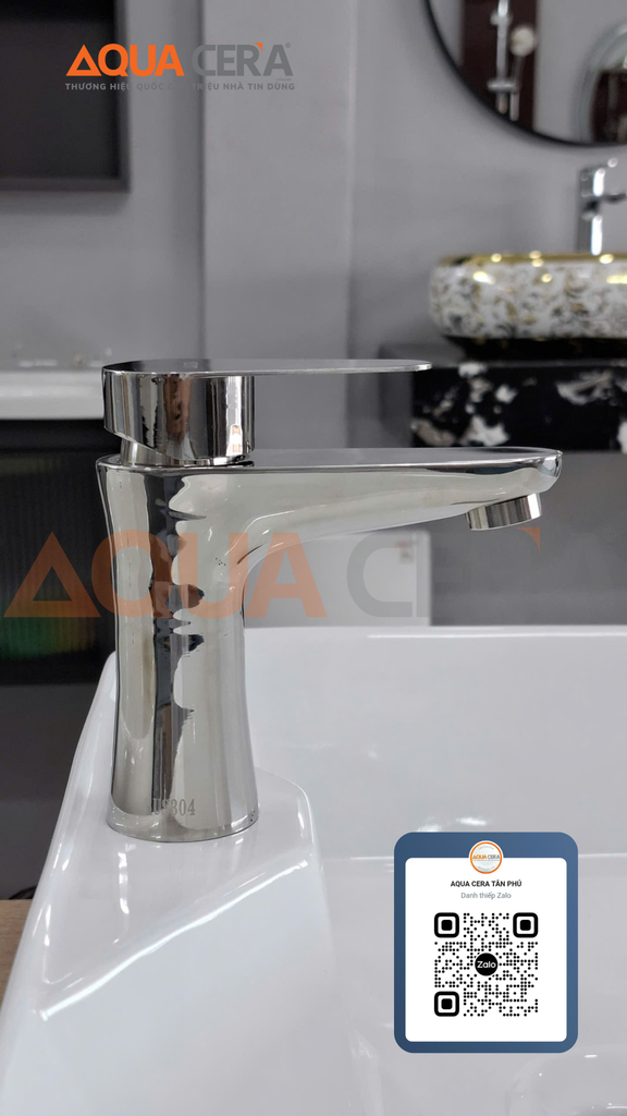VÒI LAVABO (LẠNH ) 217B - INOX304 ĐÁNH BÓNG