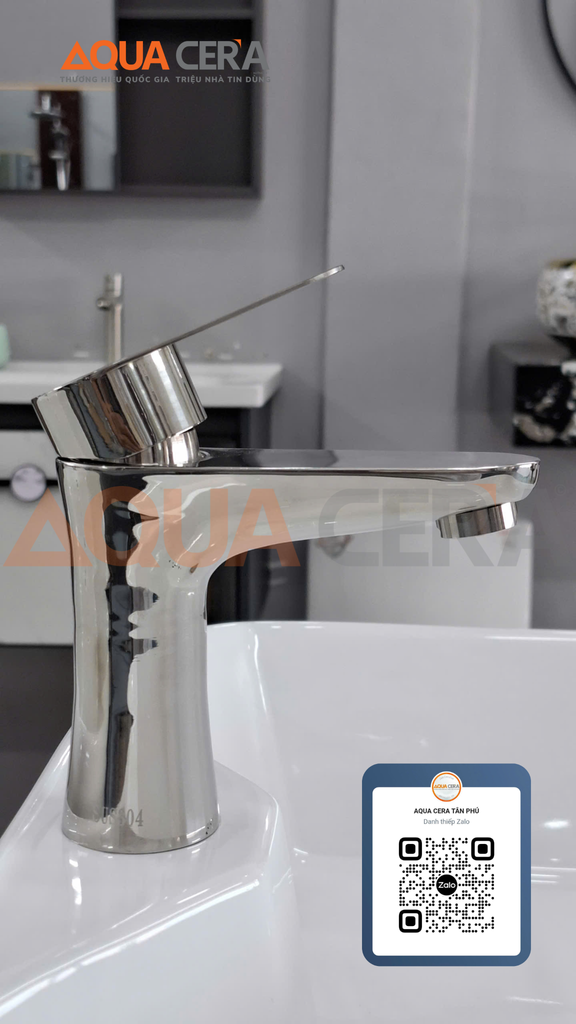 VÒI LAVABO (LẠNH ) 217B - INOX304 ĐÁNH BÓNG
