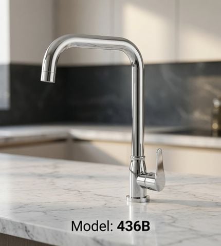 VÒI RỬA CHÉN (LẠNH) - 436B - INOX304 ĐÁNH BÓNG