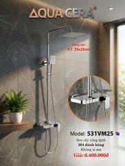 SEN CÂY NÓNG LẠNH INOX 304 ĐÁNH BÓNG 531VM25